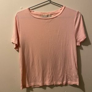 Alice + Olivia Air Tee Blush Pink